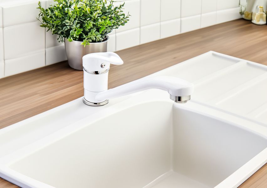 SANARM ELEGIA H-2164W Змішувач для мийки  H-2164W фото